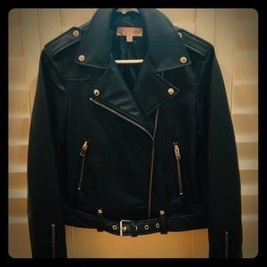 Black Moto faux leather jacket from Philosophy